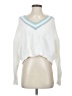 Vintage Havana 100% Cotton White Pullover Sweater Size S - photo 1