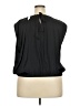 Ann Taylor LOFT 100% Polyester Black Sleeveless Blouse Size XXL - photo 2