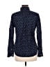 Gap 100% Cotton Polka Dots Blue Long Sleeve Button-Down Shirt Size M - photo 2