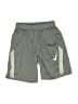 Nike 100% Polyester Solid Gray Athletic Shorts Size S (kids) - photo 1