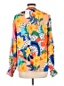 Assorted Brands 100% Polyester Print Orange Long Sleeve Blouse Size L - photo 2