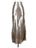 H&M 100% Polyester Metallic Silver Gold Formal Skirt Size XS - photo 1