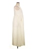 Unbranded Solid Ivory Casual Dress Size L - photo 4