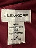 #Levkoff 100% Polyester Solid Burgundy Cocktail Dress Size 10 - photo 4