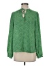 Carolina Belle 100% Polyester Green Long Sleeve Blouse Size XS - photo 1