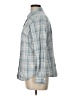 Talbots Outlet 100% Cotton Plaid Blue Long Sleeve Button-Down Shirt Size Lg Petite - photo 5
