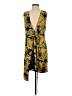 Hutch 100% Polyester Tropical Yellow Casual Dress Size S - photo 1
