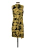 Hutch 100% Polyester Tropical Yellow Casual Dress Size S - photo 2