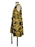 Hutch 100% Polyester Tropical Yellow Casual Dress Size S - photo 5