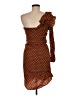 Veronica Beard 100% Silk Polka Dots Brown Cocktail Dress Size 6 - photo 2