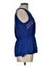 Umgee Blue Sleeveless Blouse Size L - photo 4