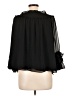 CeCe 100% Polyester Black 3/4 Sleeve Blouse Size L - photo 2