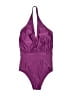 Cia.Maritima Solid Purple One Piece Swimsuit Size M - photo 1