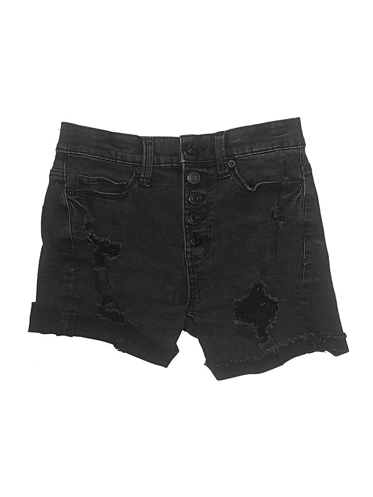 Pre-owned Mudd Denim Shorts In Black