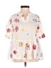 Tanya Taylor White 3/4 Sleeve Blouse Size XS - photo 1