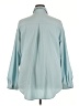 HOTOUCH Solid Teal Long Sleeve Blouse Size XXL - photo 2