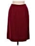 Amanda Smith 100% Polyester Solid Burgundy Formal Skirt Size 8 - photo 2