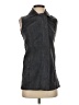 Dennis by Dennis Basso 100% Leather Black Vest Size XXS - photo 1