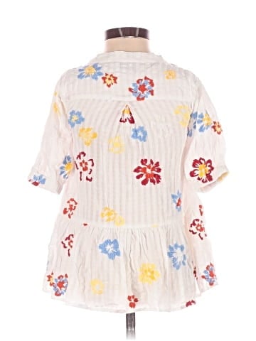 Tanya Taylor 3/4 Sleeve Blouse (view 2)