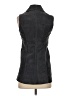 Dennis by Dennis Basso 100% Leather Black Vest Size XXS - photo 2