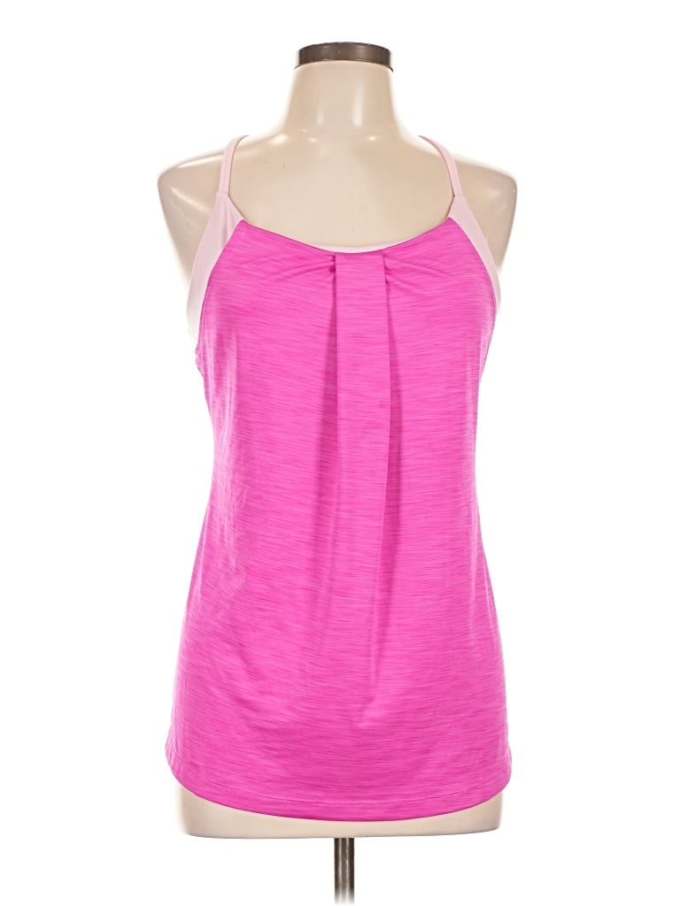 Pre-owned Active By Old Navy Tank Top Pink Halter Neckline Tops