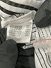 Unbranded 100% Polyester Stripes Silver Short Sleeve Blouse Size S - photo 8