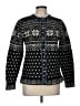 L.L.Bean 100% Lambswool Black Wool Cardigan Size M - photo 1