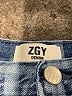 Assorted Brands 100% Cotton Plaid Blue Denim Skirt Size 30 - photo 4