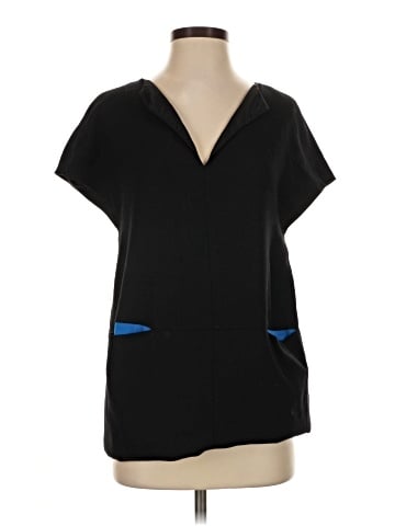 Lisa Perry Short Sleeve Silk Top (view 1)