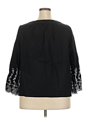 ELOQUII 3/4 Sleeve T-Shirt (view 2)