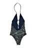 Cia Maritima Tweed Blue One Piece Swimsuit Size M - photo 2
