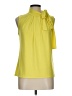 Tiffany & Grey Yellow Sleeveless Blouse Size L - photo 1