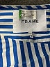 FRAME 100% Cotton Stripes Blue Casual Dress Size M - photo 7