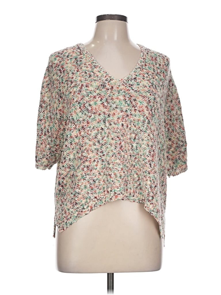 Pre-owned Lou & Grey For Loft Cardigan Sweater In Ivory