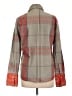 Tizzie 100% Cotton Plaid Gray Long Sleeve Button-Down Shirt Size L - photo 2