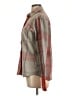 Tizzie 100% Cotton Plaid Gray Long Sleeve Button-Down Shirt Size L - photo 5