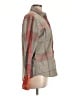 Tizzie 100% Cotton Plaid Gray Long Sleeve Button-Down Shirt Size L - photo 4