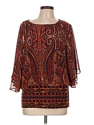 Coco Bianco 3/4 Sleeve Blouse (view 1)