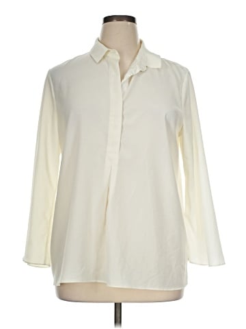 Ellen Tracy Long Sleeve Blouse (view 1)