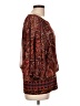 Coco Bianco 100% Polyester Burgundy 3/4 Sleeve Blouse Size L - photo 4