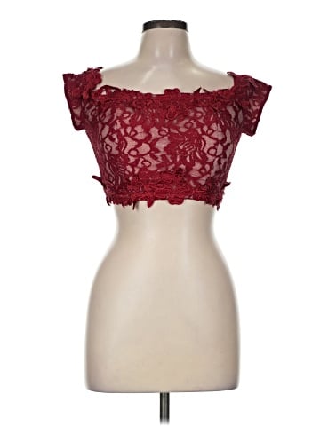 Sequin Hearts Short Sleeve Top (view 1)