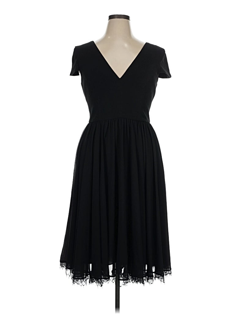 Pre-owned Dress The Population Cocktail Dress In Black