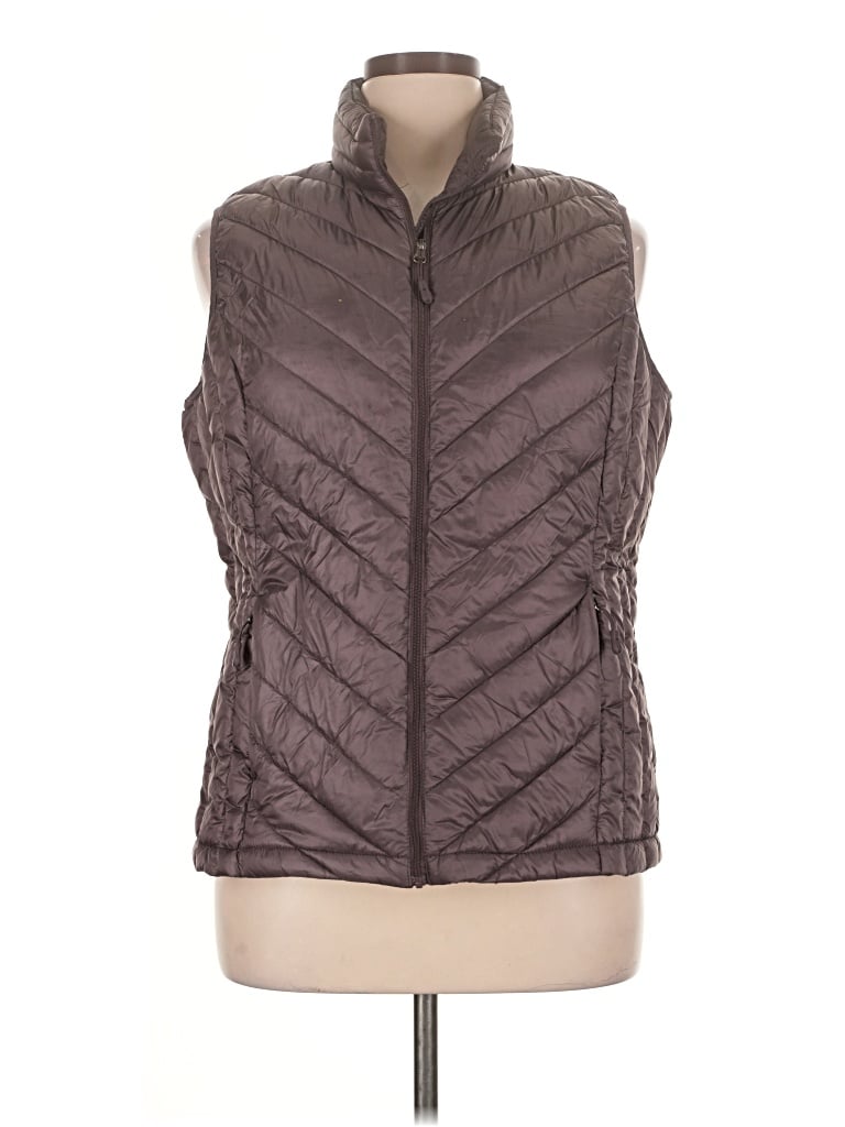 Pre-owned 32 Degrees Vest In Brown