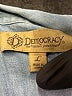 Democracy Blue Short Sleeve Button-Down Shirt Size L - photo 7