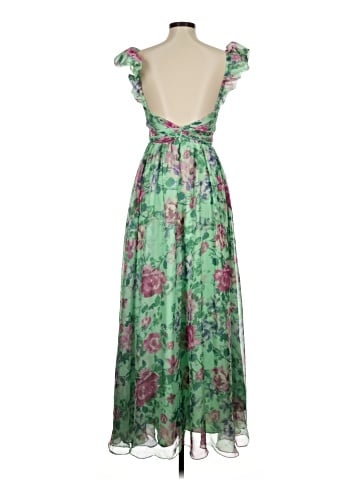 Aqua Cocktail Dress (view 2)