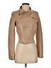 Plastic Island 100% Polyester Tan Jacket Size S - photo 1