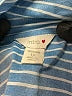 Intro Stripes Blue 3/4 Sleeve Button-Down Shirt Size 1X - photo 7