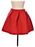 Diamond Supply Co 100% Polyester Solid Red Orange Formal Skirt Size M - photo 1