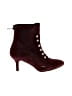 Stuart Weitzman Burgundy Ankle Boots Size 6 - photo 1