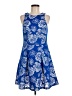 Yoana Baraschi 100% Polyester Blue Cocktail Dress Size 8 - photo 1